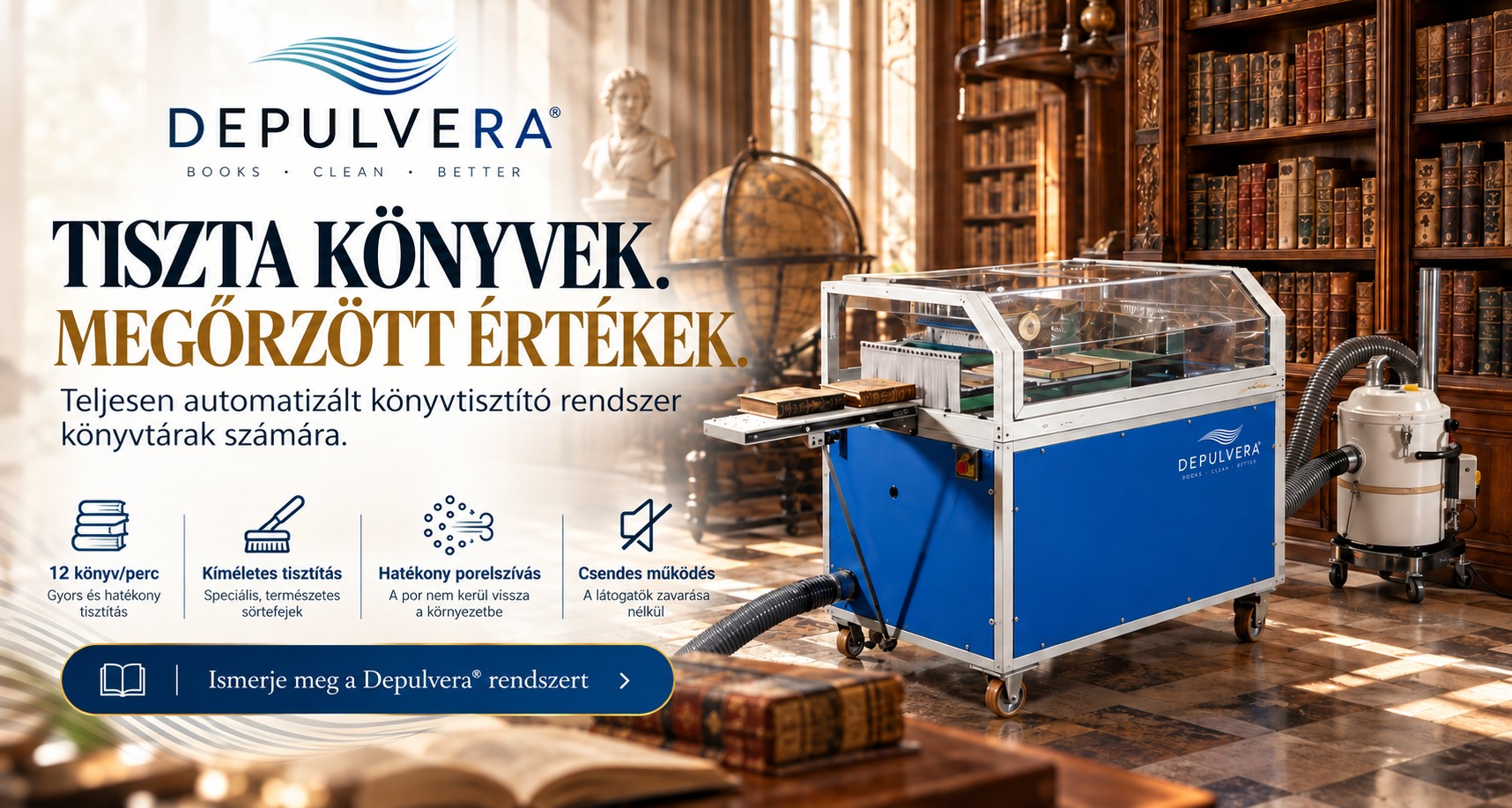 Magyarország első DEPULVERA berendezése